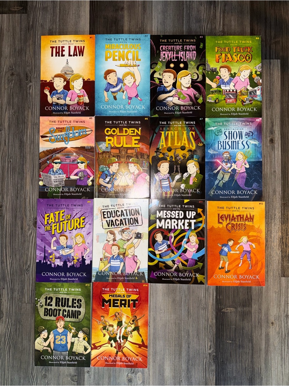 The Tuttle Twins Kids 14 Book Set